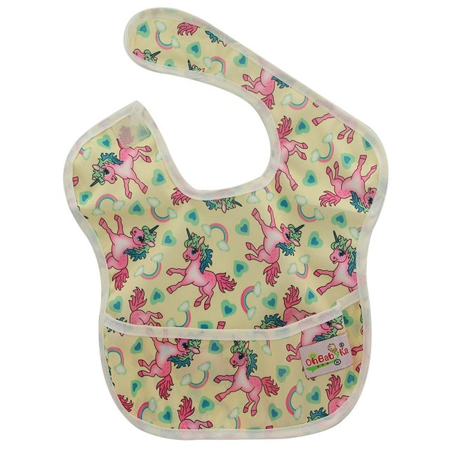 pink-green-unicorn-rainbow-hearts-stamped-waterproof-bibs