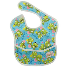 green-couple-frogs-love-heart-star-stamped-waterproof-bib
