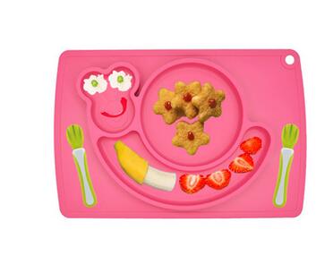 pink-snail-shape-silicone-plate
